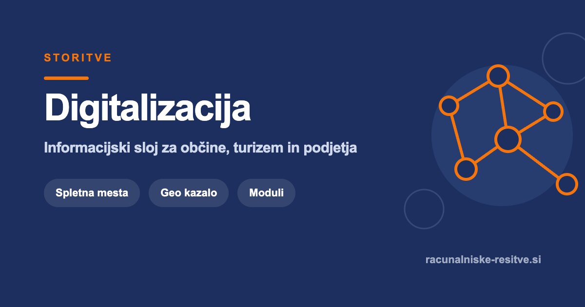 Digitalizacija poslovanja | Računalniške rešitve d.o.o.