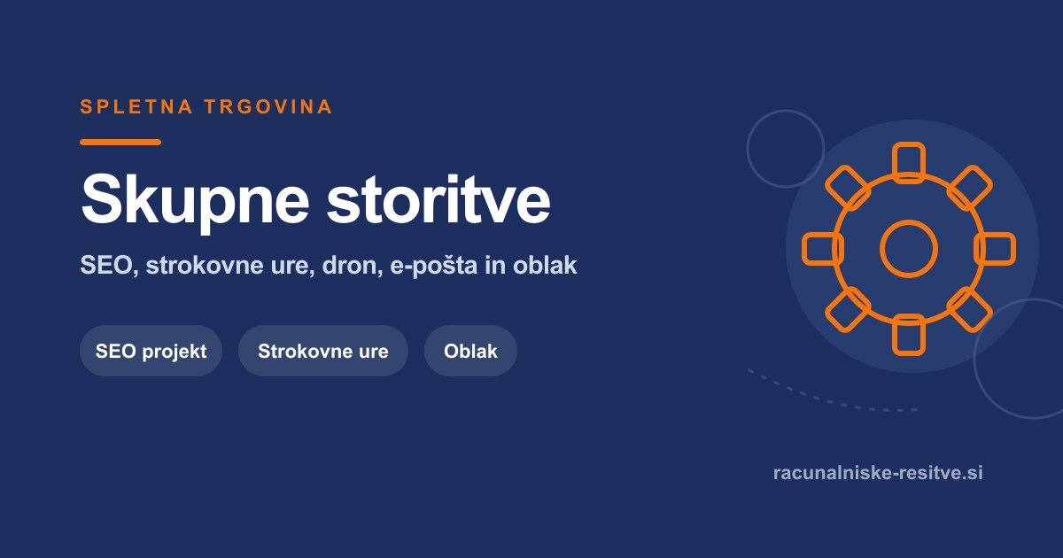 Skupne storitve