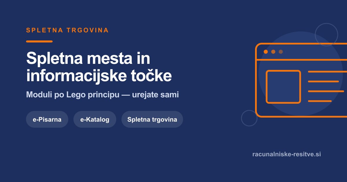 Spletna mesta in informacijske točke